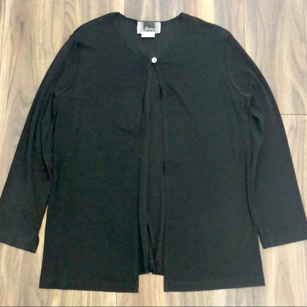 Slinky Brand One Button Cardigan